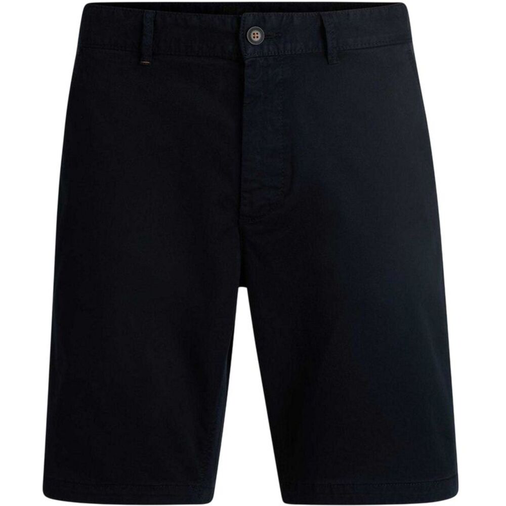 Boss Mens Plain Slim Chino Shorts / Navy